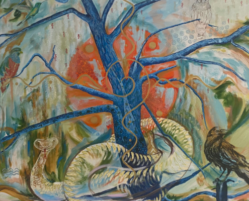 Animales de Poder 121x90.5cm Acrílico sobre tela