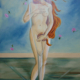 Venus en vaso 180x90 óleo sobre tela