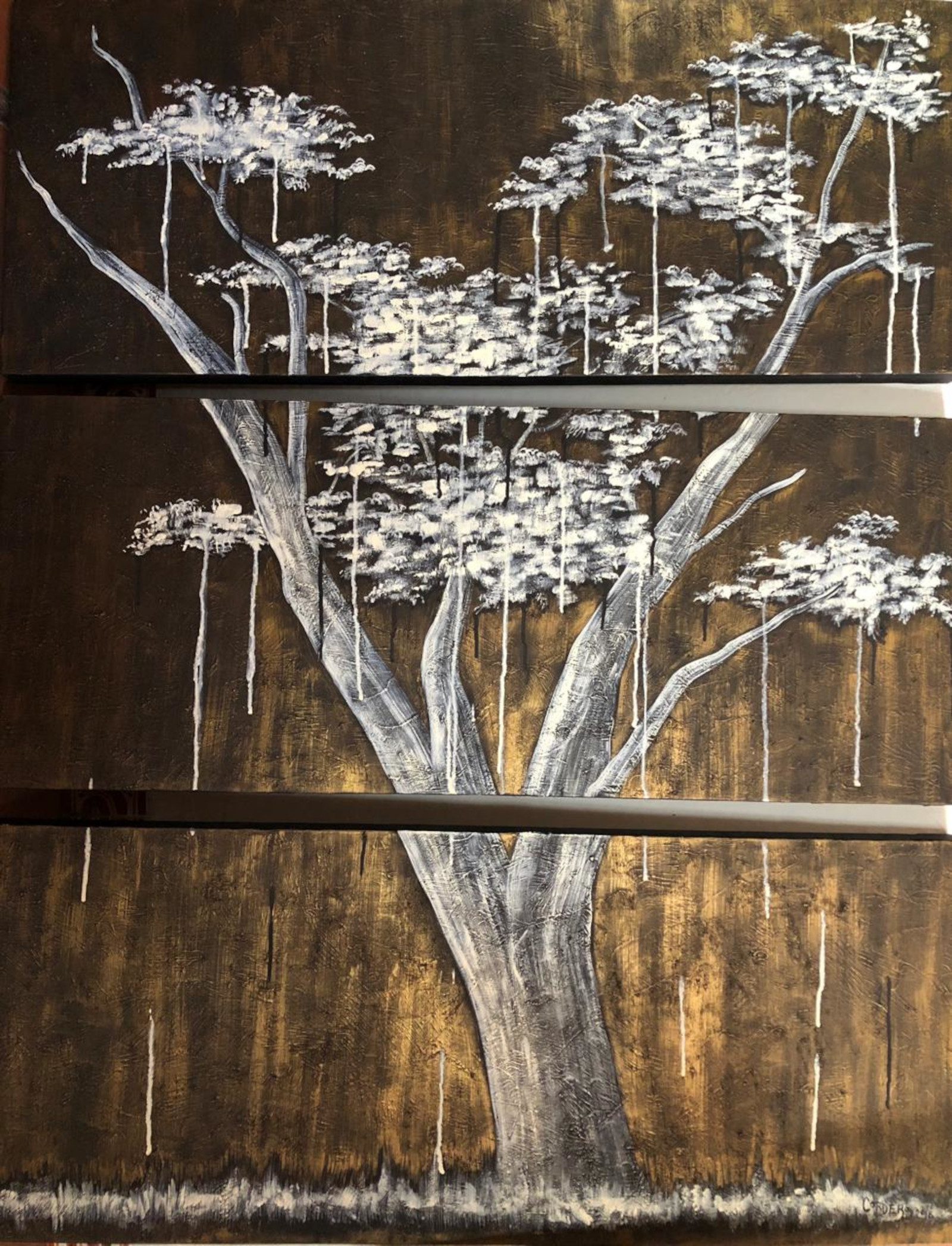 Árbol en tríptico